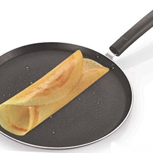 Shourya Trading Non Stick Dosa Pan or Roti Tawa,Big Dosa Pan Size-285 mm,Thickness 2.6mm,Non Stick Dosa Tawa,Round Griddle,Cookware pan- Color -Black