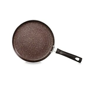 Shourya Trading Non Stick Dosa Pan or Roti Tawa,Big Dosa Pan Size-285 mm,Thickness 2.6mm,Non Stick Dosa Tawa,Round Griddle,Cookware pan- Color -Black