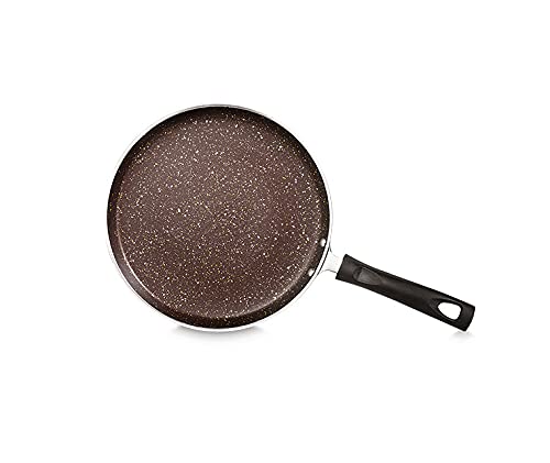 Shourya Trading Non Stick Dosa Pan or Roti Tawa,Big Dosa Pan Size-285 mm,Thickness 2.6mm,Non Stick Dosa Tawa,Round Griddle,Cookware pan- Color -Black