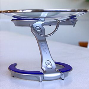 Trivae Unique Patented Pan Lid, Utensil and Pot Holder, Dish/Cake Serving Stand and Trivet in One for The Kitchen Lover