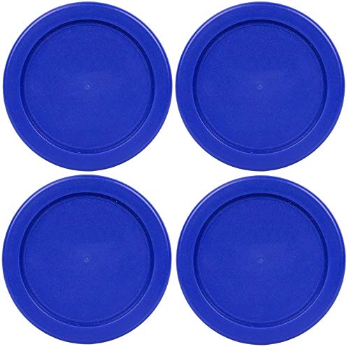 Klare Ware 4 Cup Replacement Lids/Covers for Pyrex 7201, Anchor Hocking & Klare Ware Storage Bowls (Glass Container Not Included) Microwave, Freezer & Top Rack Dishwasher Safe (4 Pack, Blue)