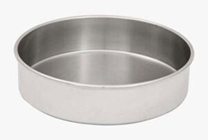 8" all stainless sieve pan, full height