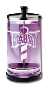 william marvy no.6 glass manicurist disinfectant jar