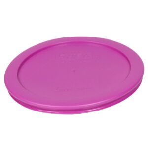 Pyrex 7201-PC 4-Cup Pink Round Plastic Food Storage Lid, Made in USA - 2 Pack