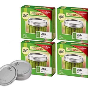 Ball Wide Mouth Mason Jar Lids (Wide Mouth) - 48 Lids