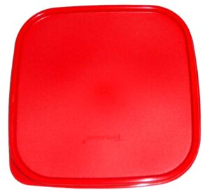 tupperware modular mates square replacement seal red lid only