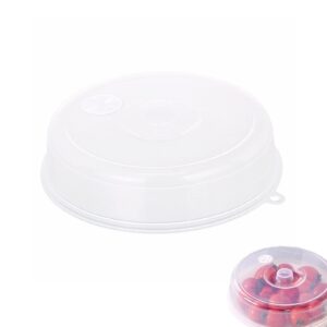 Transparent Dish Lid Plastic Microwave Food Plate Cover Reusable Bowl Lid for Kitchen Dishes Bowls Jars(6.69in*6.69in*1.57in)