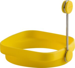 trudeau yellow silicone reversible egg ring