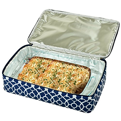 Picnic at Ascot Original Insulated Double Layer Thermal Food and Casserole Carrier- keeps Food Hot or Cold- Designed & Quality Approved in the USA