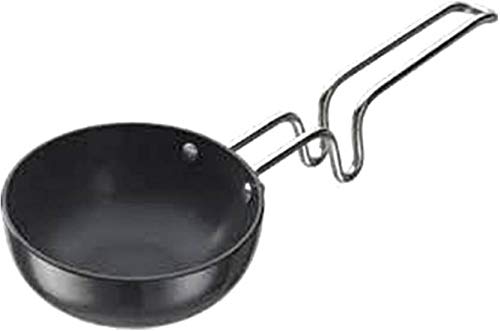 Shradha Trading Hard Anodized Tadka Pan,Large Tadka Pan for saag, dal, kadhi, dhokla