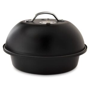 nordic ware personal size stovetop kettle smoker, black