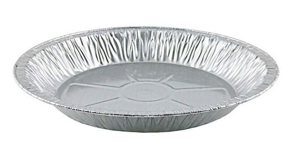 PACTOGO 11" Aluminum Foil Pie Pan Extra-Deep Disposable Tin Plates (Pack of 12)