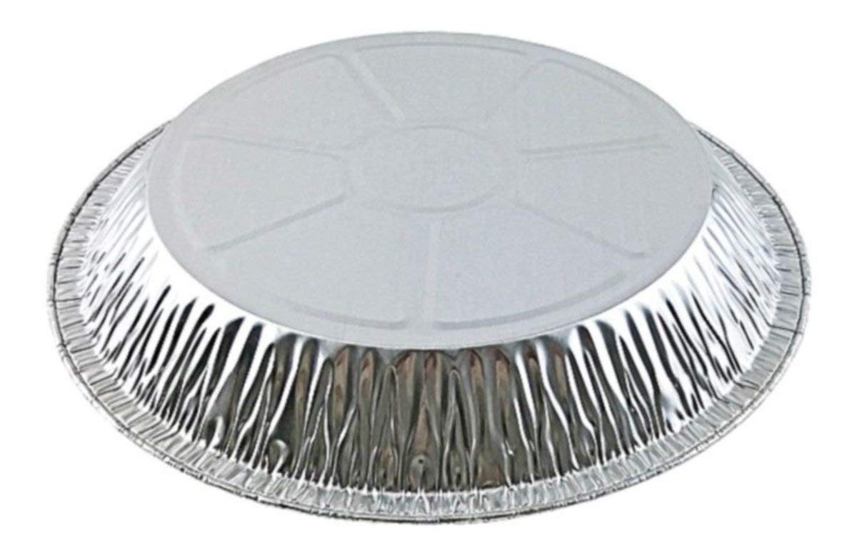 PACTOGO 11" Aluminum Foil Pie Pan Extra-Deep Disposable Tin Plates (Pack of 12)