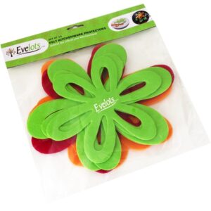 Evelots Felt Pan, Pot & Dish Scratch Protector-Cookware-Glass Divider-2 Sizes-Set/14