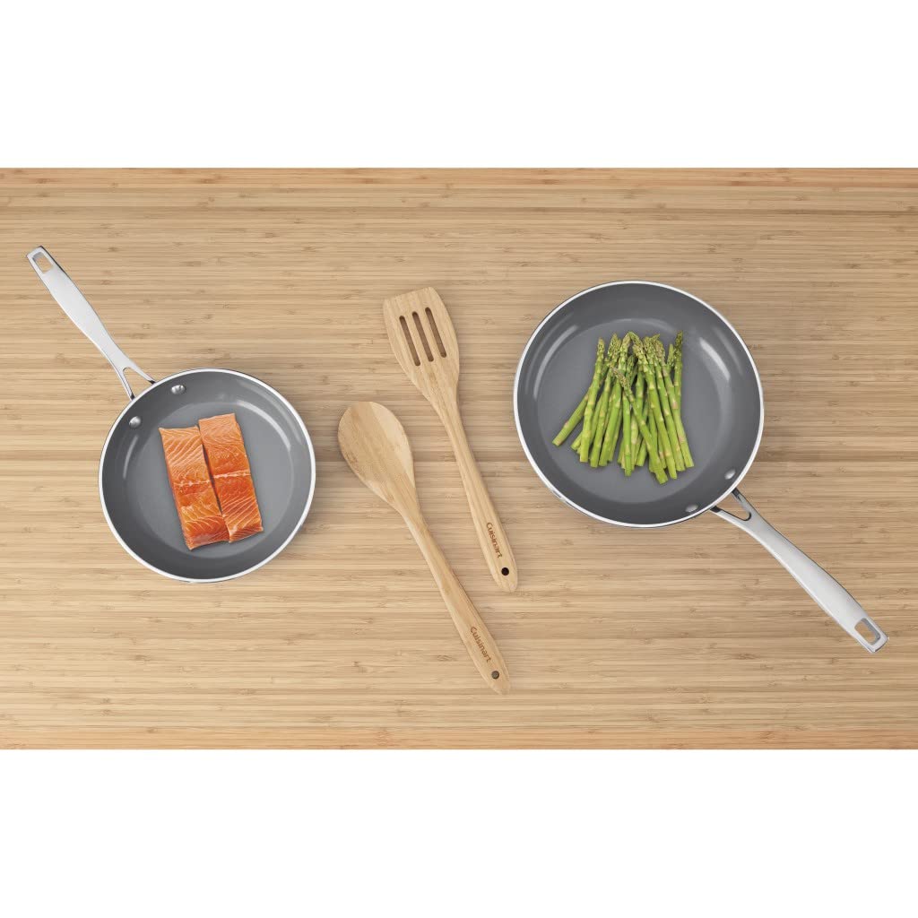13 Piece Nonstick Cookware Set by Cuisinart, GreenChef Ceramica XT, Blue, 53G-13NV