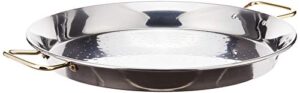 garcima 16-inch stainless steel paella pan, 40 cm