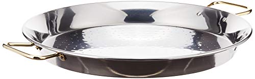 Garcima 16-Inch Stainless Steel Paella Pan, 40 cm