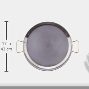 Garcima 16-Inch Stainless Steel Paella Pan, 40 cm