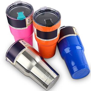 20 oz Tumbler Lids, Fits for YETI Rambler, Ozark Trail, Old Style Rtic(Launched before 2016) and More, SENHAI 3 Pack Spill-proof Splash Resistant Lids Covers for Tumblers Cups