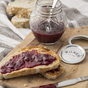 Kilner Set of 2 Strawberry Fruit Preserve Jar 0.4L