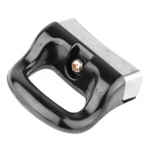 renvena replacement handle pair for pan pot/dutch ovens (2pcs handle 4pcs screw) black one size a