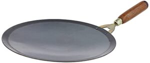 noor 12-inch concave iron tawa griddle