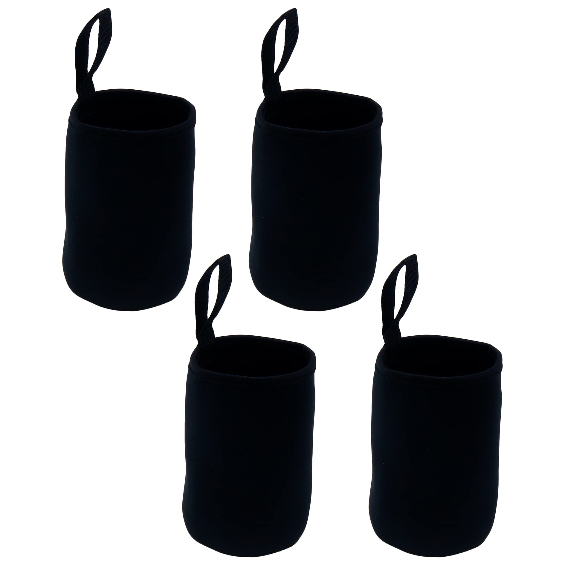 Meprotal 4pcs Blackout Sleeves Jar Grow Cover Hydroponic Container Sheath for Sprouting Jar, Wide Mouth Mason Jar 86mm Wide