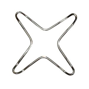 gas ring trivet reducer stove top hob cooker heat simmer coffee pots cafetiere espresso makers pans stainless steel kitchen utensil(type 1)