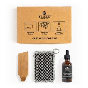 finex 3-piece cast iron care kit