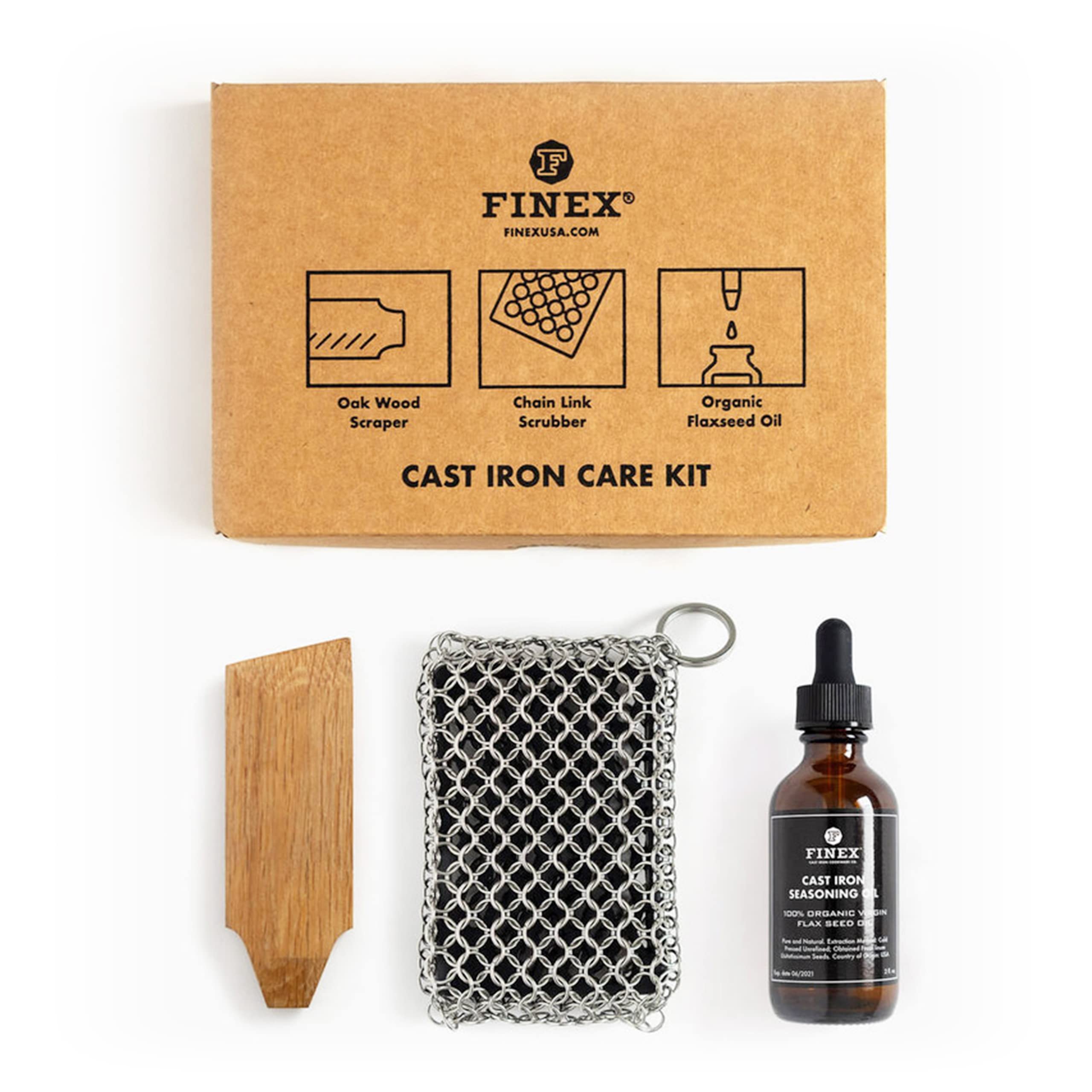 FINEX 3-Piece Cast Iron Care Kit