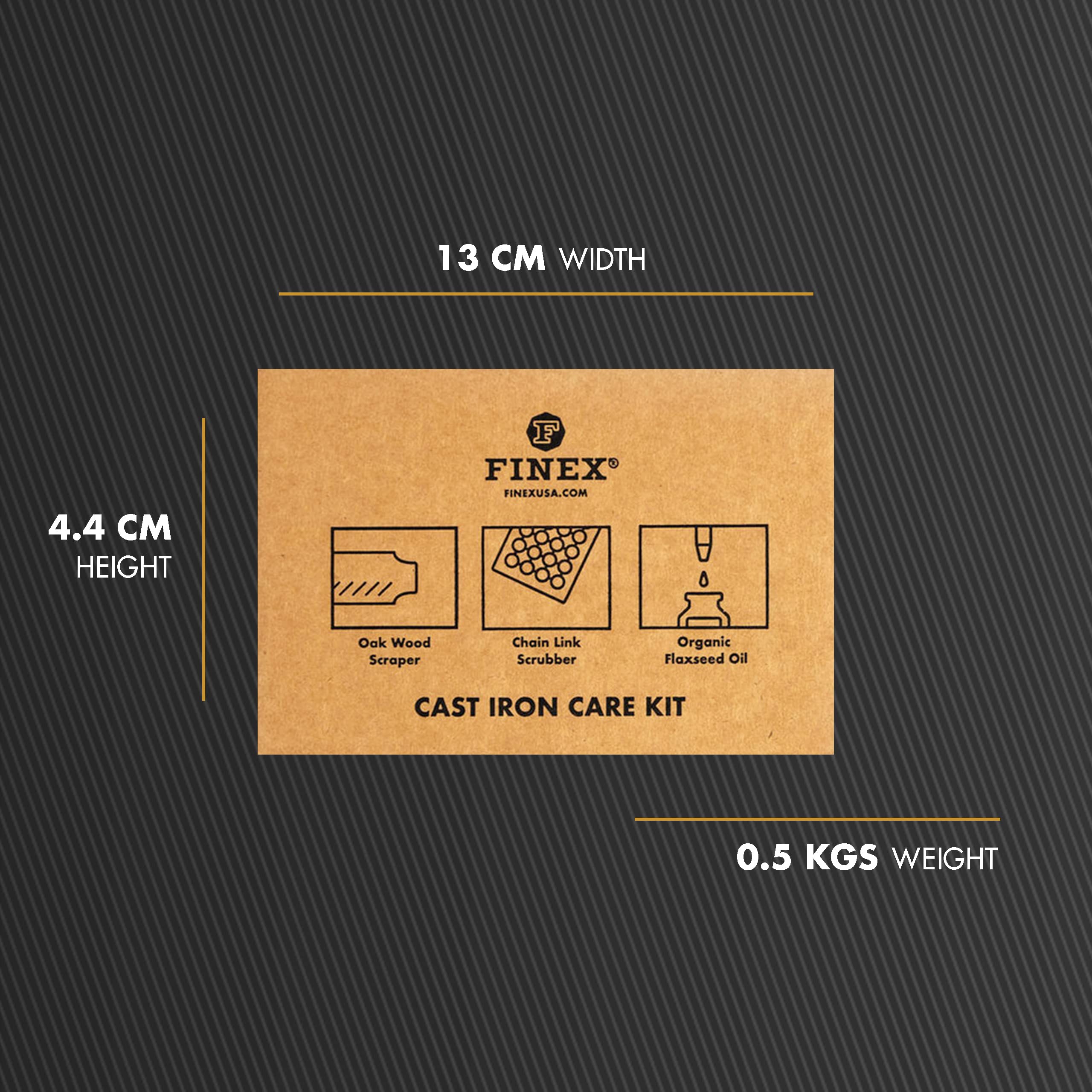 FINEX 3-Piece Cast Iron Care Kit