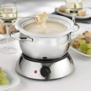 Trudeau Alto 3-in-1 Electric Fondue Set, 81 Ounce, Silver