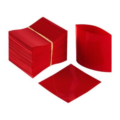 Shrink Bands for Bottles with 24mm Finish (Pack of 50) (Red)