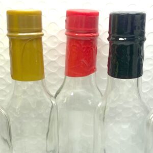 Shrink Bands for Bottles with 24mm Finish (Pack of 50) (Red)