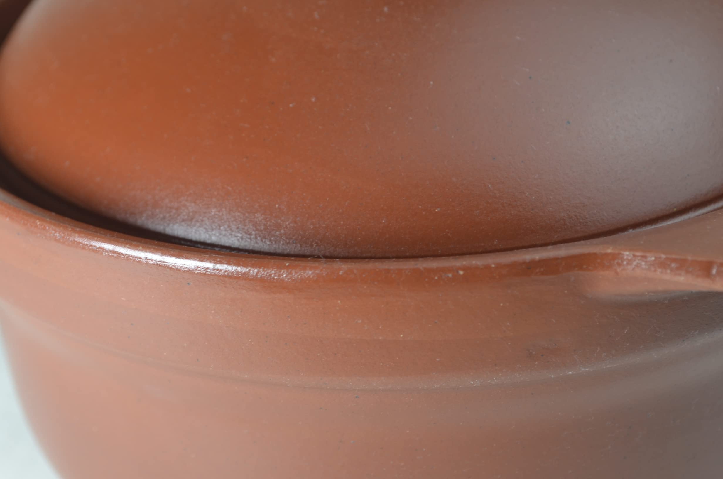 Casserole Clay Pot Bowl 1.3qt / 50oz for Cooking Dolsot Bibimbap Soup Exclusive Earthen (clay lid)