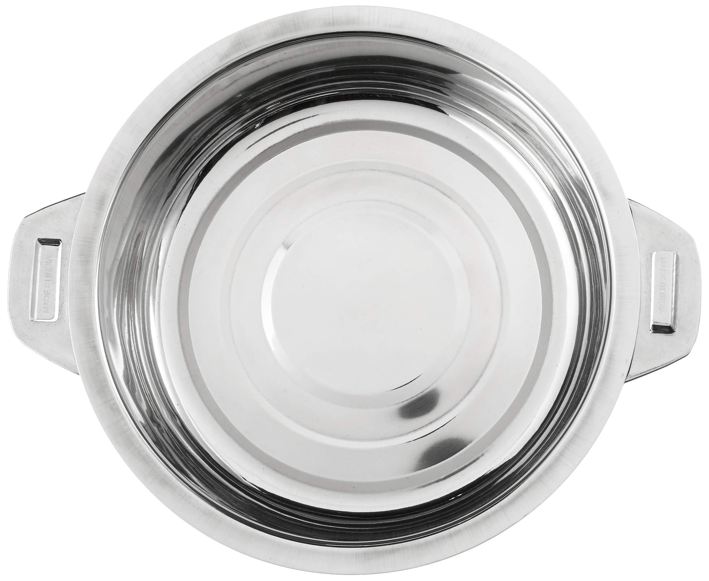 Vinod 4-Piece Insulated Casserole Food Warmer/Cooler Hot Pot Gift Set, 4000mL+5000mL+7500mL+10000mL, Stainless Steel