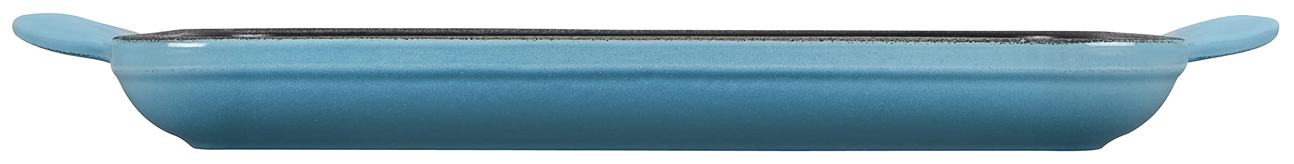 Le Creuset Enamaled Cast Iron Square Griddle, 9.5", Caribbean