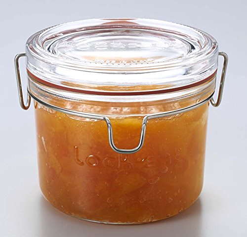 Luigi Bormioli Lock-Eat 17 oz XL Glass Food Jar, 1 Piece, Clear