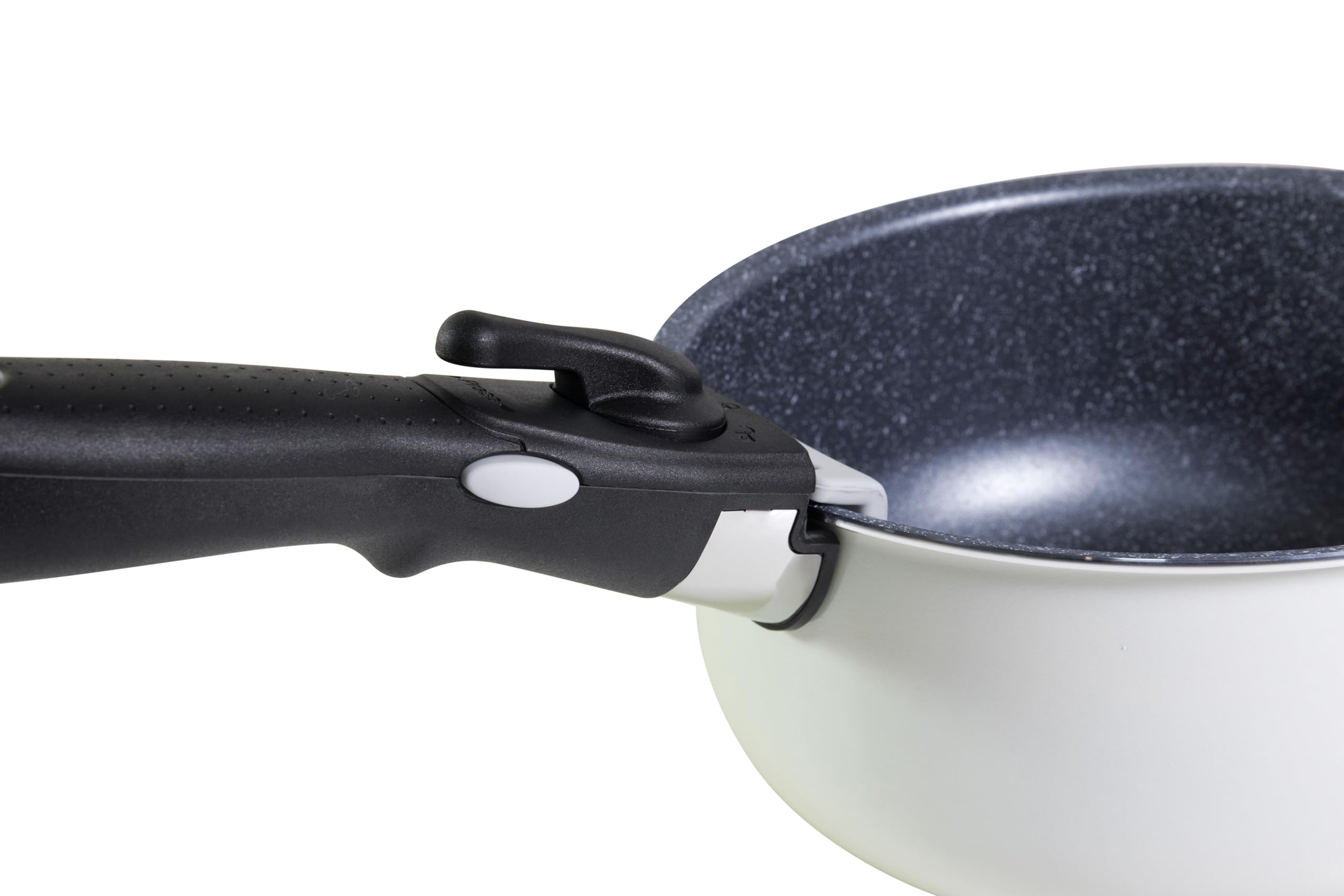 Motase Removable Handle Black, Detachable Removable Pan Handle,Universal Pot Handle Replacement,Suitable for All Cookware