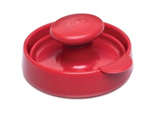 msc international joie burger press and patty maker, lfgb approved and bpa free, one size, red