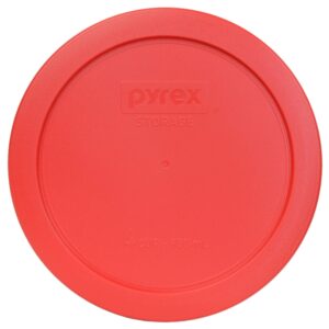 Pyrex (3) 7202-PC 1 Cup Red (3) 7200-PC 2 Cup Red (3) 7201-PC 4 Cup Red (3) 7210-PC 3 Cup Red Replacement Food Storage Lids Made in the USA