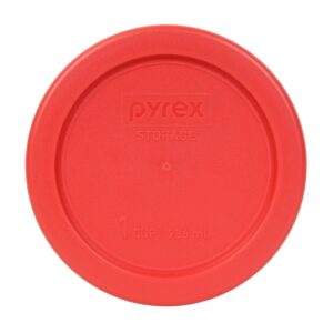 Pyrex (3) 7202-PC 1 Cup Red (3) 7200-PC 2 Cup Red (3) 7201-PC 4 Cup Red (3) 7210-PC 3 Cup Red Replacement Food Storage Lids Made in the USA