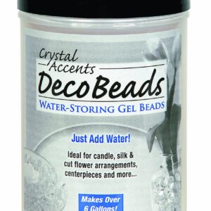 Deco Beads - 8 Ounce Jar Makes Over 6 Six Gallons - Beads Hold Water