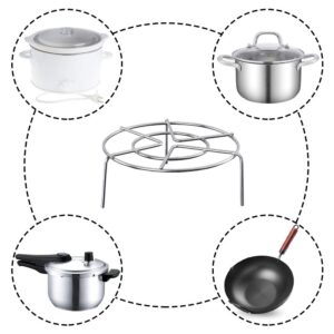 Set of 3, Stainless Steel Trivet Rack Stand, SourceTon 3 Sizes Heavy Duty Pressure Cooker Steam Rack, Steaming Rack, Pot Pan Cooking Stand- 1.2 Inch, 2 Inch, 2.6 Inch