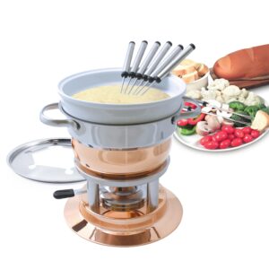 Swissmar Lausanne 11 Piece Copper Plated Fondue Set