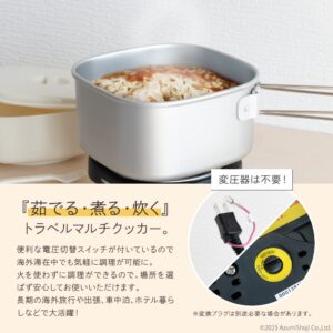 Yazawa Travel multi cooker TVR70BK [Japan Import]