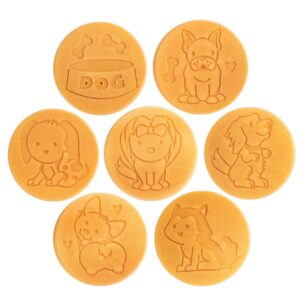 Puppy Friends Mini Pancake Pan - Make 7 Unique Flapjacks - Nonstick Griddle for Breakfast Pup Animal Fun & Easy Cleanup - Fun Dog Related Gift for Kids & Adults, Boys or Girls