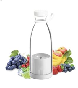 portable mini blender for fresh juice, smoothies, shakes, personal blender with rechargeable usb (pink)