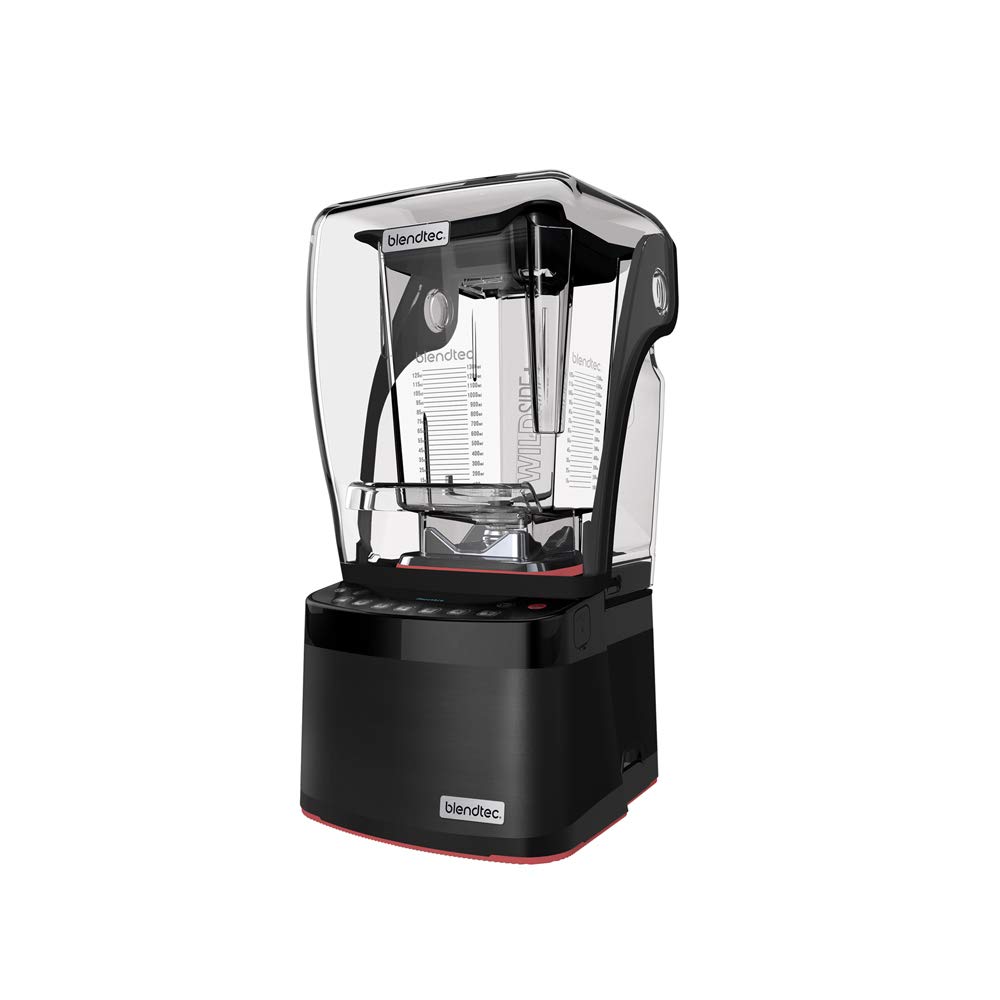 Blendtec Stealth 885 Commercial Blender, WildSide+ Jar, Blendtec Stealth Sound Enclosure, Strongest Commercial-Grade Power, Self-Cleaning, 42 Pre-programmed Cycles, Black