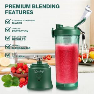 Portable Blender,22 Oz Mini Blender for Shakes and Smoothies,Personal Blender with Rechargeable USB,Fruit,Smoothie,Baby Food Mixing Machine Blender With 6 Blades,for Home,Kitchen,Travel,Sports